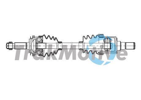 KIA Напіввісь передн. лів PICANTO I (SA) 1.1 04-11 Trakmotive 30-1914 (фото 1)