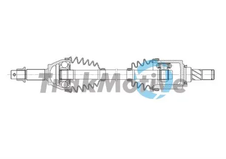TRAKMOTIVE NISSAN Напіввісь передн. лів. JUKE (F15) 1.6 10-19 Trakmotive 30-1933 Купити в Україні