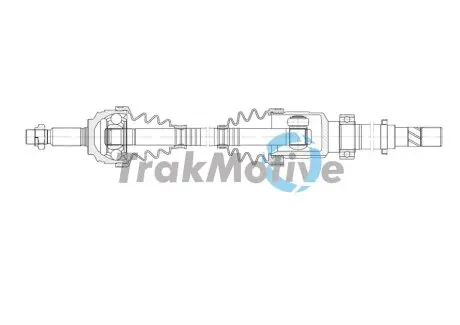 TRAKMOTIVE RENAULT Напіввісь передн. прав. CLIO IV 1.2 TCe 120 16-21 Trakmotive 30-1982 Купити в Україні