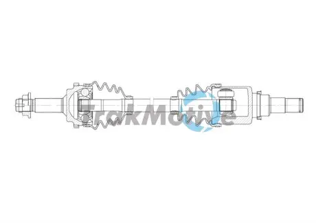 TRAKMOTIVE TOYOTA Напіввісь перед. лів. YARIS (P1) 1.0 99-05 Trakmotive 30-1989 Купити в Україні
