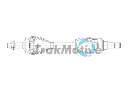 TRAKMOTIVE FIAT Напіввісь передн. PANDA (169) 1.1 03 Trakmotive 30-1992