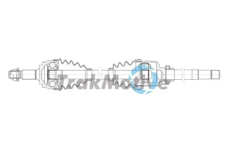 Піввісь (передня) Citroen C4/Peugeot 3008 14- (R) (28x24/950) Trakmotive 30-2000 Купить в Украине