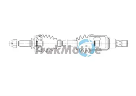TRAKMOTIVE NISSAN Напіввісь передн. прав. MICRA IV (K13K, K13KK) 1.2 10-15 Trakmotive 30-2011 Купити в Україні