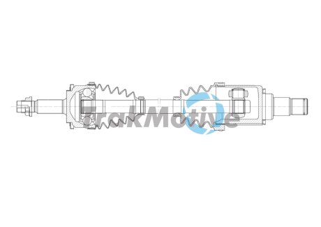 TOYOTA Напіввісь передн. лів. AURIS (E18) 1.8 Hybrid 12-18 Trakmotive 30-2013 (фото 1)