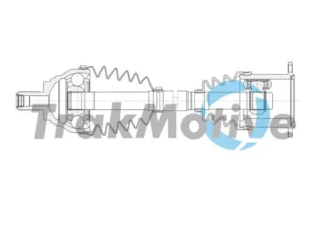 Піввісь VW Passat 2.0 TDI 14- (R) (36x774) Trakmotive 30-2053 Купити в Україні