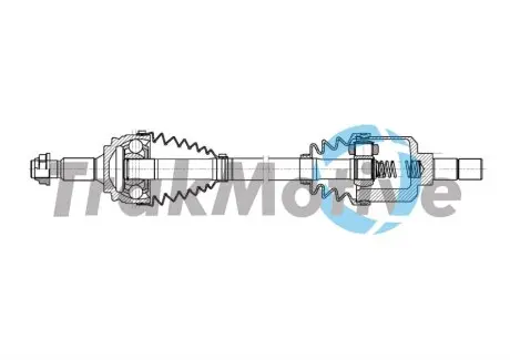 TRAKMOTIVE CITROEN Напіввісь передн. лів. C4 PICASSO II 1.6 BlueHDi 120 14-, PEUGEOT 3008 Trakmotive 30-2055 Купить в Украине
