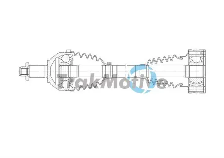 TRAKMOTIVE VW Напіввісь передн. прав. POLO (9N, 9A) 1.6 16V 06-09, SKODA FABIA II (542) 1.2 TSI 10-14, SEAT IBIZA III (6L1) 1.6 03-09 Trakmotive 30-2056 Купити в Україні