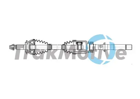 TRAKMOTIVE TOYOTA Напіввісь передн. прав. RAV 4 III 2.2 D 08-13 Trakmotive 30-2061 Купити в Україні