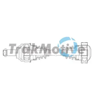 TRAKMOTIVE BMW Напіввісь задня лів. / прав. E53 X5 03-06 Trakmotive 30-2113 Купити в Україні
