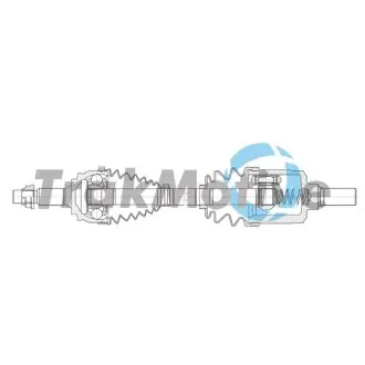 Піввісь (передня) Citroen C4/C5/Peugeot 3008/5008 13- (L) (28x37/622) Trakmotive 30-2117 Купити в Україні