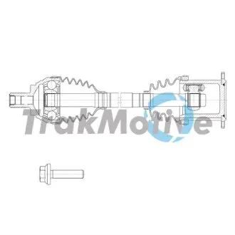 TRAKMOTIVE AUDI Напіввісь передн. лів. A3 (8V1, 8VK) 1.0 TFSI 16-17, SEAT, SKODA, VW Trakmotive 30-2138 Купити в Україні