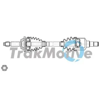 TRAKMOTIVE CHEVROLET Напіввісь передн. прав. AVEO / KALOS (T250, T255) 1.2 05-07 Trakmotive 30-2144