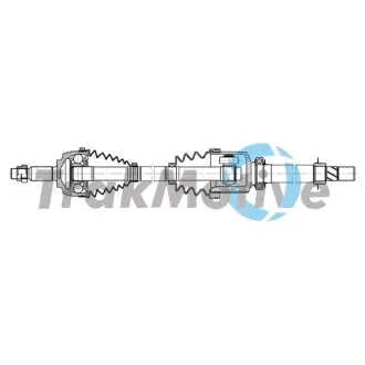 TRAKMOTIVE RENAULT Напіввісь передн. прав. GRAND SCЙNIC III 1.5 dCi 09-16 Trakmotive 30-2145 Купити в Україні