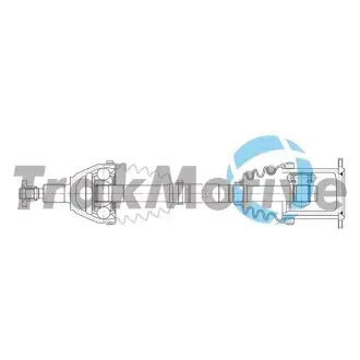 TRAKMOTIVE AUDI Напіввісь передн. лів. A1 (8X1, 8XK) 1.0 TFSI 15-18, SEAT, SKODA, VW Trakmotive 30-2162 Купити в Україні