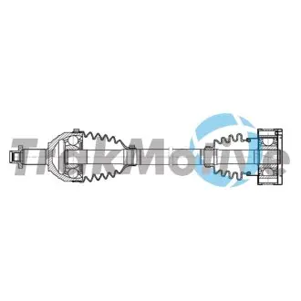 TRAKMOTIVE VW Полуось передн. лев. POLO V (6R1, 6C1) 1.4 TDI 14-17, SKODA FABIA III (NJ3) 1.4 TDI 14-21, AUDI A1 (8X1, 8XK) 1.4 TDI 14-18 Trakmotive 30-2169