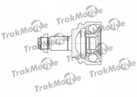 ШРКШ (наружный) BMW X5 (E53) 00-06 M57/M54/N62 (30x27x144.5) Trakmotive 400557 (фото 1)