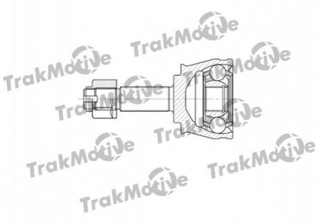 FIAT ШРКШ зовнішній к-кт 22/22 зуб. ALBEA 1.4 96-09, STRADA 1.2 99-06 Trakmotive 40-0576 (фото 1)