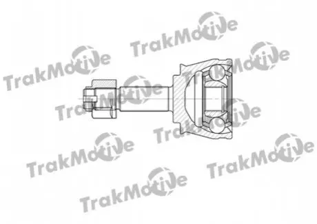 TRAKMOTIVE FIAT ШРКШ зовнішній к-кт 22/22 зуб. ALBEA 1.4 96-09, STRADA 1.2 99-06 Trakmotive 40-0576 Купити в Україні