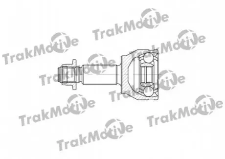 TRAKMOTIVE FORD ШРКШ наружный к-кт 25/20 зуб. Fiesta,Fusion 1.4TDCi 01- Trakmotive 40-0580 Купить в Украине