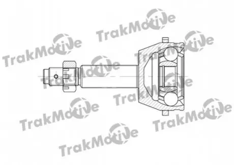 ШРКШ (зовнішній) Ford Transit V347 2.2TDCI 06- (28x28x189.5x48T) (+ABS) Trakmotive 400583 Купити в Україні
