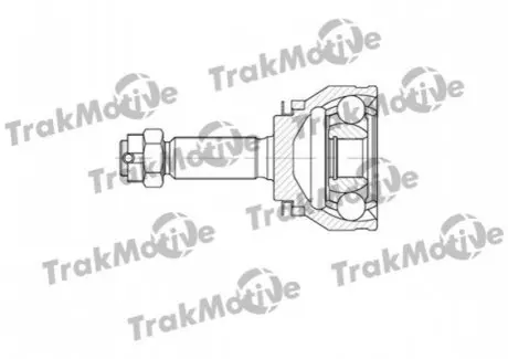TRAKMOTIVE HYUNDAI ШРКШ наружный к-кт 25/25 зуб (с ABS Matrix 1.5CRDI 04- Trakmotive 40-0585 Купить в Украине