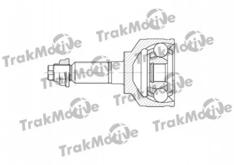 TRAKMOTIVE KIA ШРКШ зовнішній к-кт 28/26 зуб.Carnival 2.5/2.9CRDI 9 Trakmotive 40-0589 Купити в Україні
