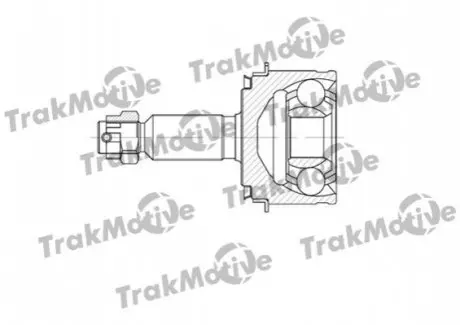 TRAKMOTIVE MITSUBISHI ШРКШ наружный с ABS к-кт 30/33 зуб. PAJERO III 3.5 00-07 Trakmotive 40-0592 Купить в Украине