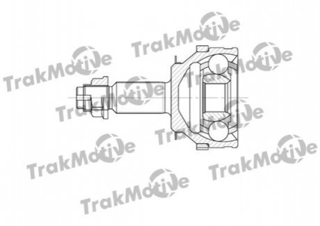 ШРКШ (наружный) Renault Master 98- (28x27x158x51T) (+ABS) Trakmotive 400601