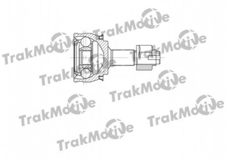 FIAT ШРКШ наружный 22/27 зуб. Punto 1,2 03-, Grande Punto 1,2 05-, OPEL Corsa 1,0-1,2 06- Trakmotive 40-0616 (фото 1)