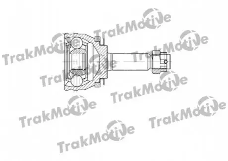 TRAKMOTIVE HYUNDAI Шрус наружный к-кт с ABS 25/23 зуб.Getz 1.5CRDI 03- Trakmotive 40-0619 Купить в Украине