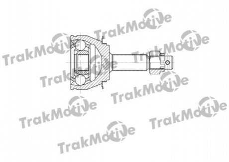 DAEWOO шркш зовнішній к-кт 22/30 зуб. Tico 95-00 Trakmotive 40-0639 (фото 1)