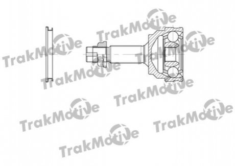 TOYOTA ШРКШ зовніш. к-кт 24/26 зуб. YARIS 1.0 99-05 Trakmotive 40-0654 (фото 1)