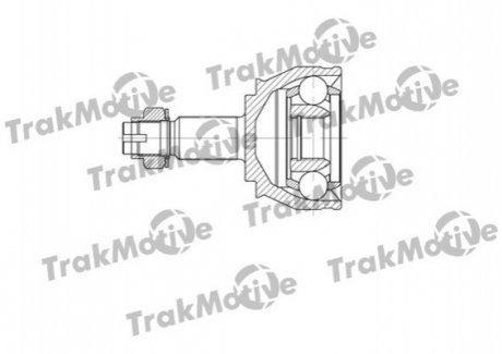 OPEL ШРКШ зовнішній 27/27 зуб. COMBO Tour 2.0 CDTI 12-, FIAT BRAVO II 2.0 D Multijet 08-14, ALFA ROMEO GIULIETTA 2.0 JTDM 10-20, LANCIA DELTA III 1.8 09-14 Trakmotive 40-0664 (фото 1)