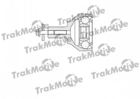 TRAKMOTIVE FORD Шрус наружный к-кт 26/36 зуб. C-MAX 2.0 TDCi 08-10, FOCUS C-MAX (DM2) 1.8 TDCi 05-07, FOCUS II 2.0 TDCi 05-12 Trakmotive 40-0669 Купити в Україні