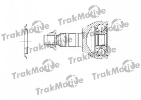 TRAKMOTIVE CHEVROLET ШРКШ зовнішній к-кт 34/30 зуб. CRUZE (J300) 1.7 D 12-, ORLANDO (J309) 2.0 D 11-15 Trakmotive 40-0671 Купити в Україні