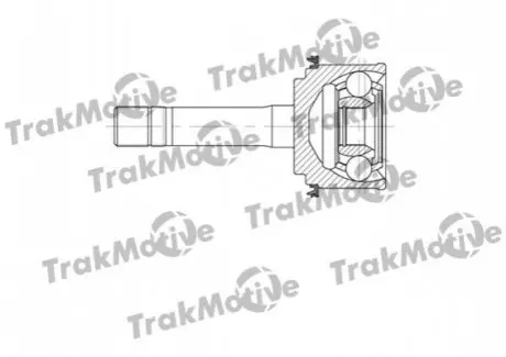 TRAKMOTIVE KIA Шрус к-кт 24/21 зуб. RIO (DC) 1.3 00-05, RIO седан (DC_) 1.3 02-05 Trakmotive 40-0683 Купити в Україні