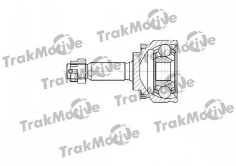 TRAKMOTIVE MITSUBISHI Шрус к-кт з ABS зовн. 25/33 зуб. Galant -04 Trakmotive 40-0688 Купити в Україні