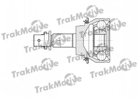TRAKMOTIVE TOYOTA ШРКШ зовнішній 30/30 зуб. Land Cruiser 3,0D 02 Trakmotive 40-0703 Купити в Україні