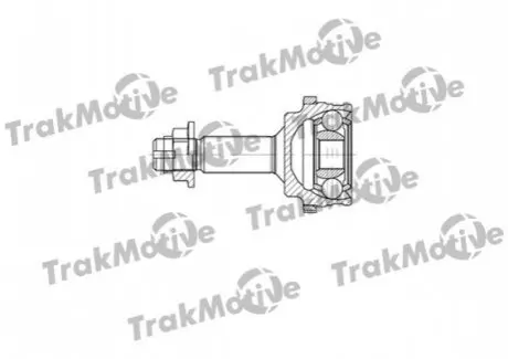 TRAKMOTIVE TOYOTA ШРКШ зовнішній з ABS к-кт 24/19 зуб. Yaris 1.5 16V,1.4D 00-, PEUGEOT 107 1.0 05-14, CITROEN C1 1.0 05-14 Trakmotive 40-0738 Купити в Україні