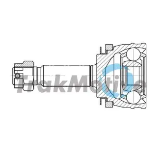 TRAKMOTIVE KIA ШРКШ зовнішній к-кт 25/22 зуб.Rio II 1.4/1.6 05 Trakmotive 40-0959 Купити в Україні