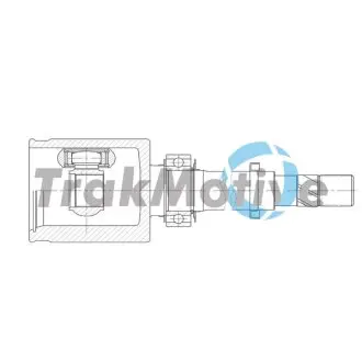 TRAKMOTIVE NISSAN ШРКШ внутрішній правий Qashqai 1.5 Trakmotive 45-0304 Купити в Україні