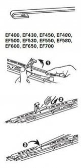 ExactFit Щітка склоочисника,каркасна OEМ (400мм) Trico EF400