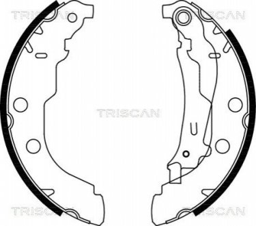 Комплект тормозных колодок TRISCAN 810028582 (фото 1)