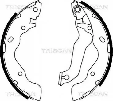 Колодки гальмівні (задні) Hyundai Sonata/Kia Sportage 1.5-3.3 98- (барабанні) TRISCAN 810043013 Купити в Україні