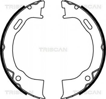 Комплект тормозных колодок, Стояночный тормоз TRISCAN 810080006 (фото 1)