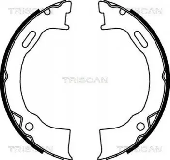 Фото Комплект тормозных колодок, Стояночный тормоз TRISCAN (810080006) изображение 1