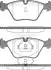 Фото Колодки гальмівні (передні) BMW 3 (E36/E46) 92-06/5 (E34) 87-96/7 (E32) 87-94/Z3 (E36) 97-03 TRISCAN (811010001) зображення 1