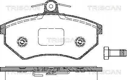 Колодки гальмівні (передні) Seat Cordoba/Ibiza 93-02 TRISCAN 811010975 Купити в Україні