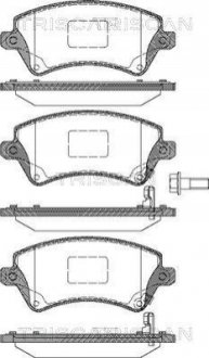 Колодки гальмівні дискові TRISCAN 811013058