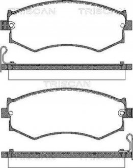 Колодки гальмівні передні TRISCAN 811014996